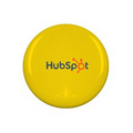 10" Flying Frisbee Style Hard Plastic Disc Yellow PMS 803C- Full Color Logo